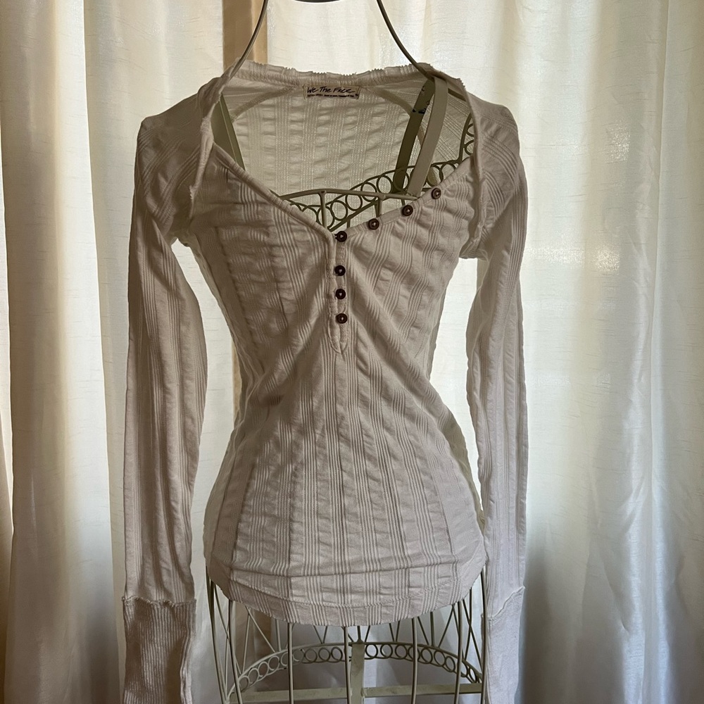 We the free (Free People) button up shirt